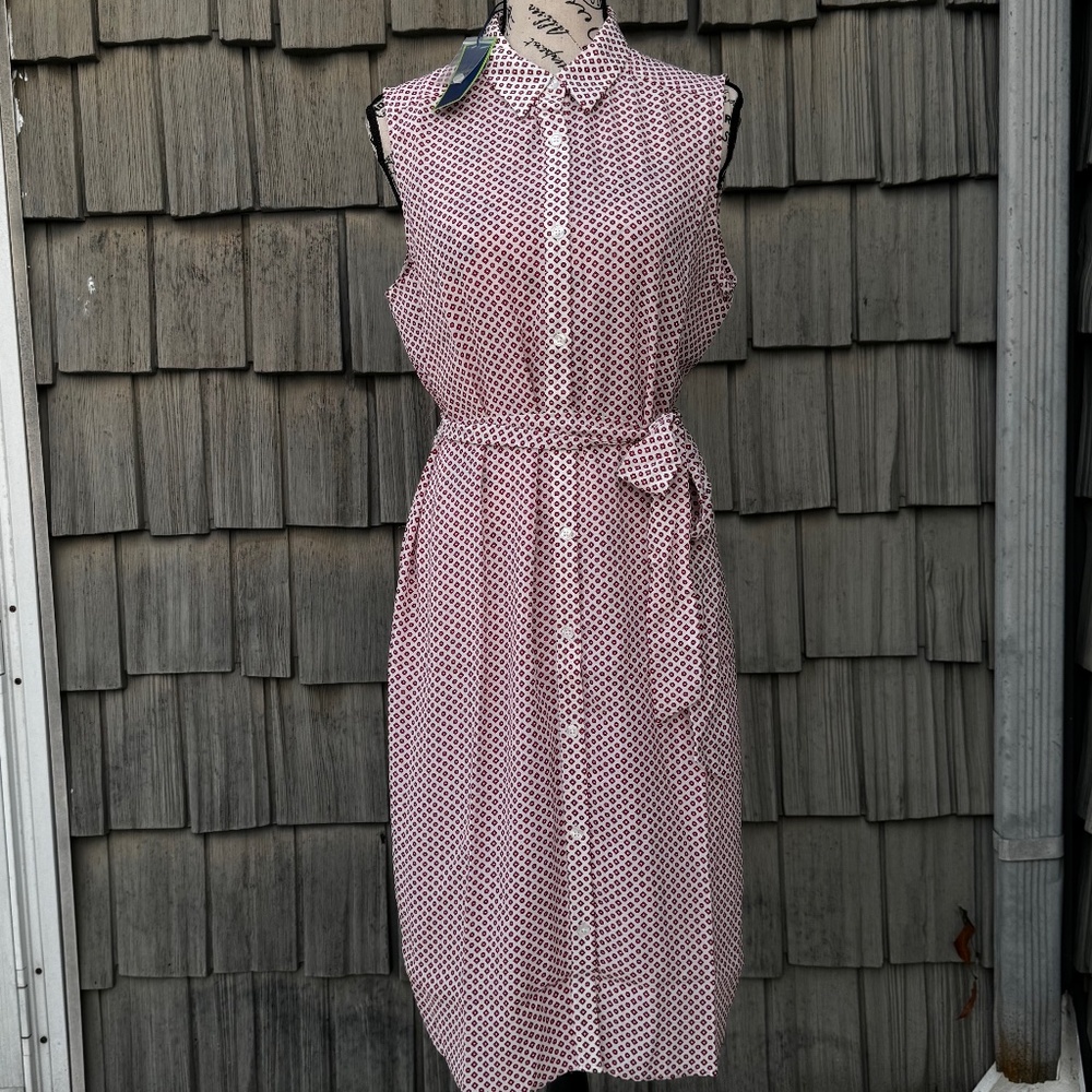 C. Wonder - Front-tie Button-up Shirt Dress